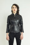 Jasmine-Moto l Noir - Cuir Dimitri